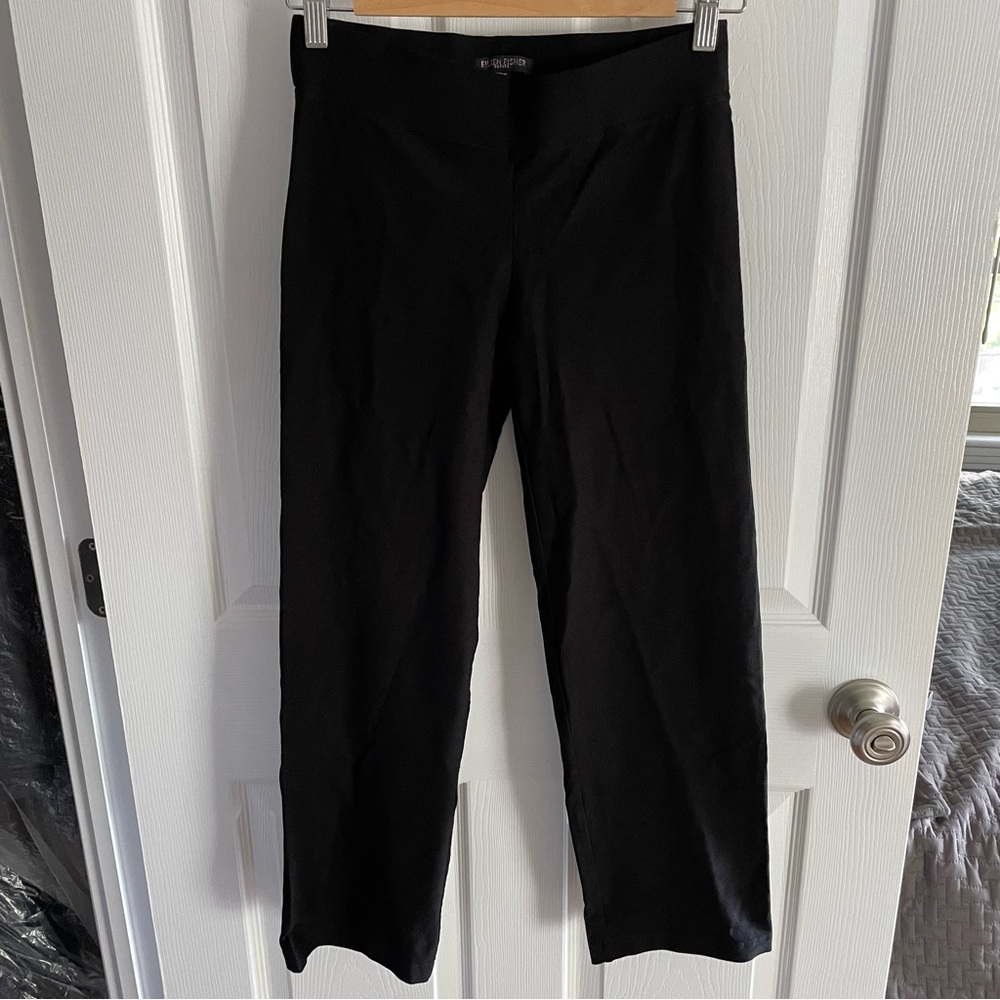Eileen Fisher Black Petite Trousers Size PP